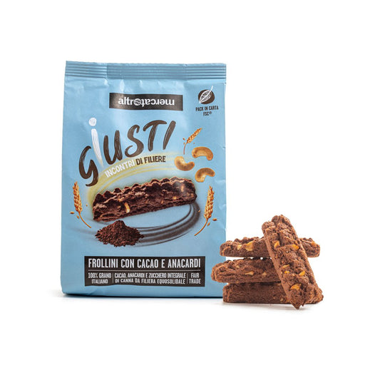 FAIR CIRCLE 公平點 腰果可可酥餅 Shortbread Biscuits with Cocoa and Cashews 300g