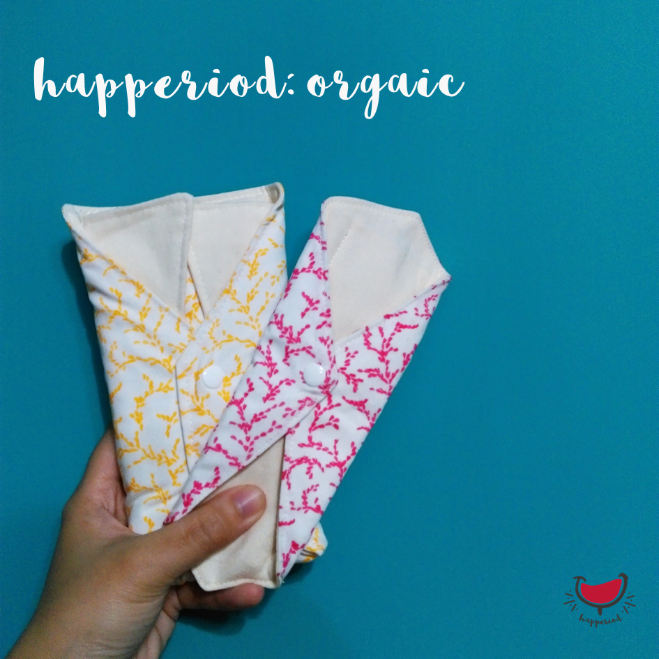 Happeriod - 手造有機日/夜用布衛生巾 (27.5cm)-隨機款式